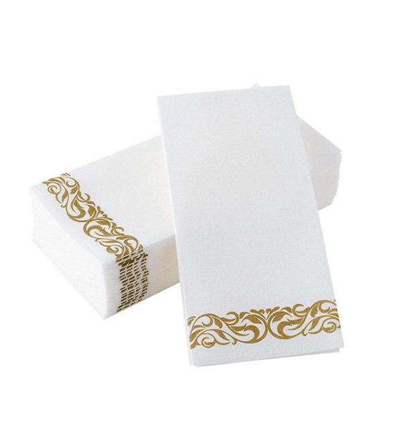 OEM Airlaid Paper Napkin White Hand Towel Dinner Large Airlaid Luxury Tissue Paper Napkins For Bathroom Luncheon Dinner