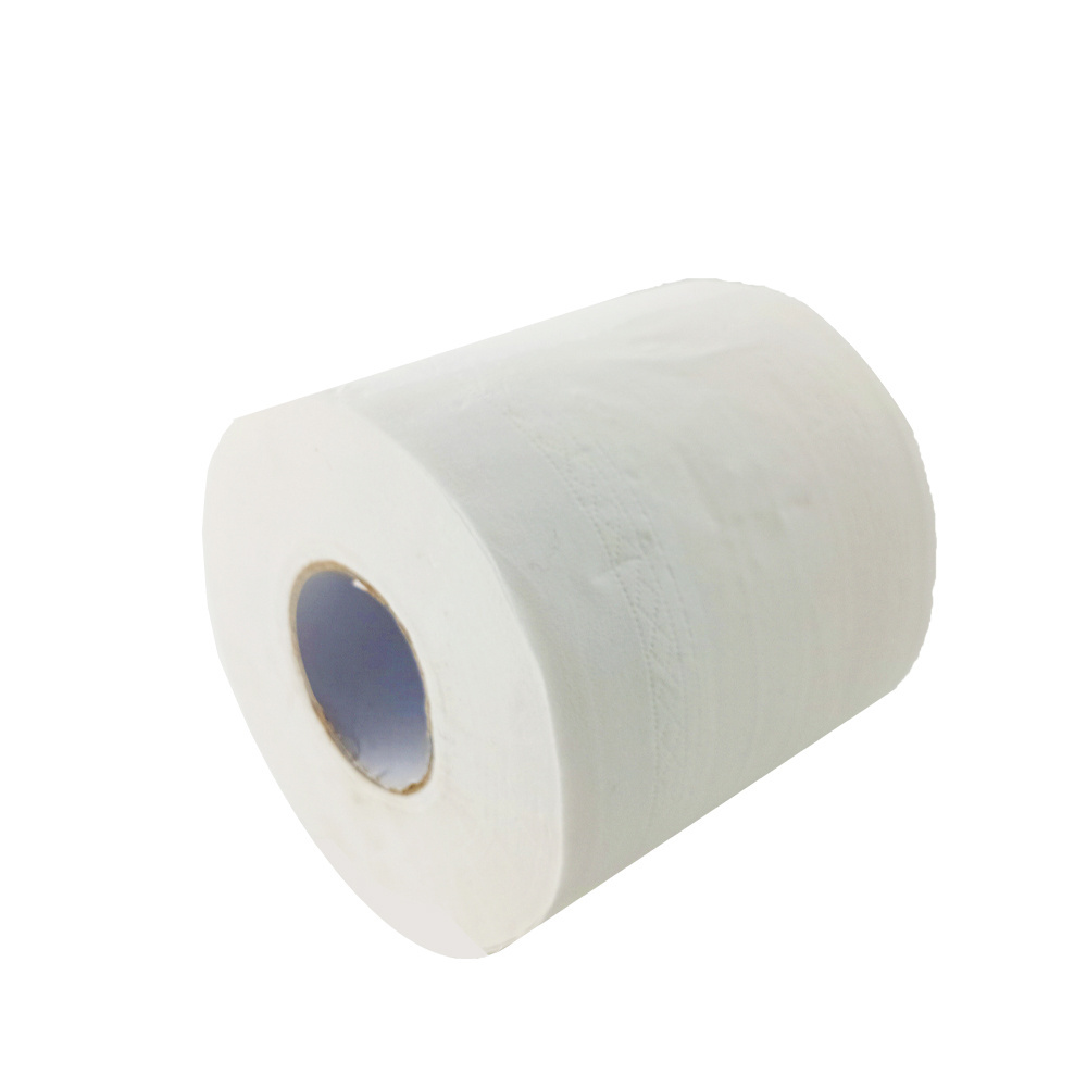 Wholesale 3 Ply Custom Printed Core Bathroom Tissue Toilet Paper Toilet Tissue Roll  Plain White Room Packaging Pulp Color