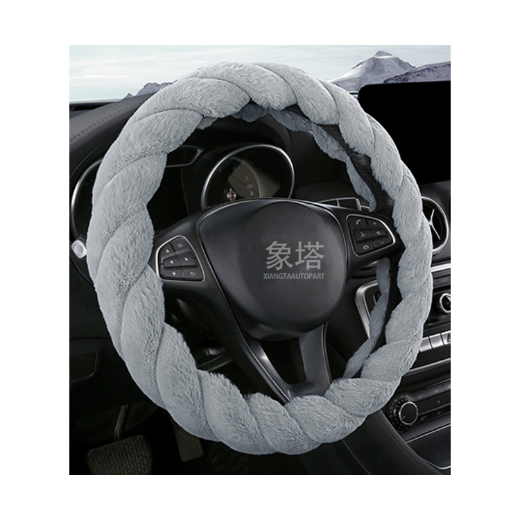 Xiangta Fashion Steering Wheel Cover Fluffy Car Steering Wheel Covers Auto Styling Interior Accessories Plush