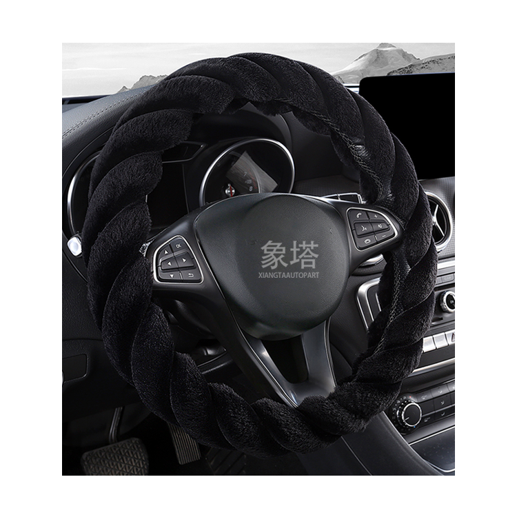 Xiangta Fashion Steering Wheel Cover Fluffy Car Steering Wheel Covers Auto Styling Interior Accessories Plush