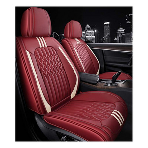 3D 7D 5D 9D Universal Sport Car Leather Baby Dog Seat Cover Protector Set Design Luxury Car Cushion Seat Cover