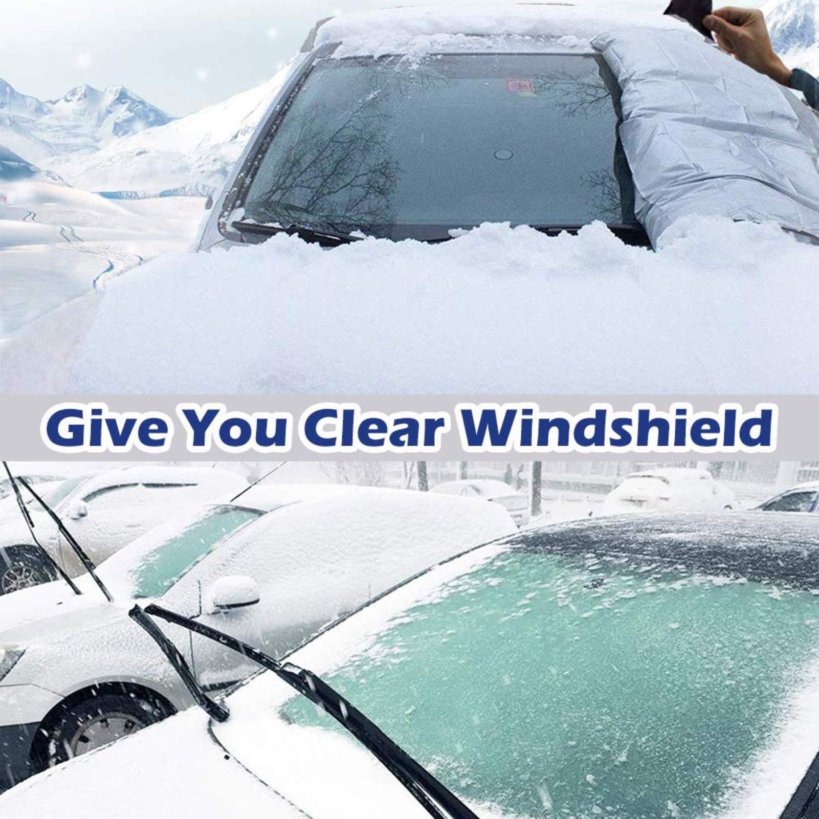 Magnetic Car Front Windshield Shade Universal Car Snow Cover For Snow Protection  Frost Guard