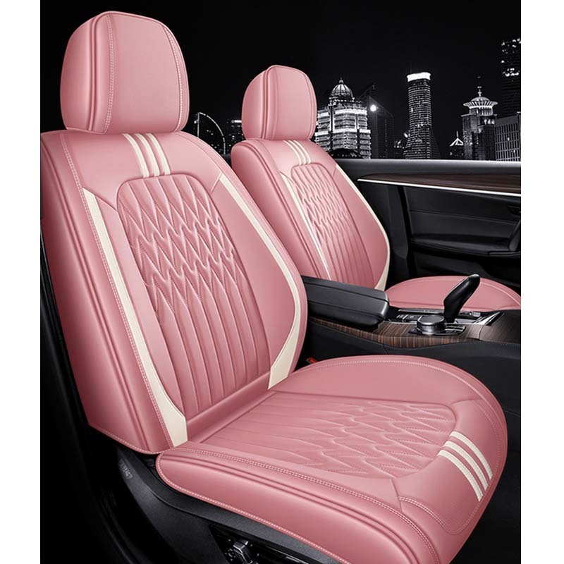 Universal Pu Leather 5D Car Seats Cover Luxury Designer Car Seat Protective Covers For Car Seat With Pillow