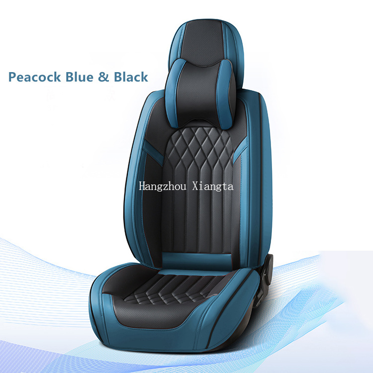 Xiangta Universal Pu Leather 5D Car Seats Cover Luxury Designer Car Seat Protective Covers For Car Seat With Pillow