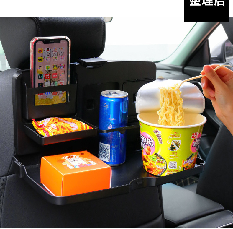 Multifunctional Foldable Car Backseat Dining Table Folding Car Back Seat Table Drink Car Food Tray