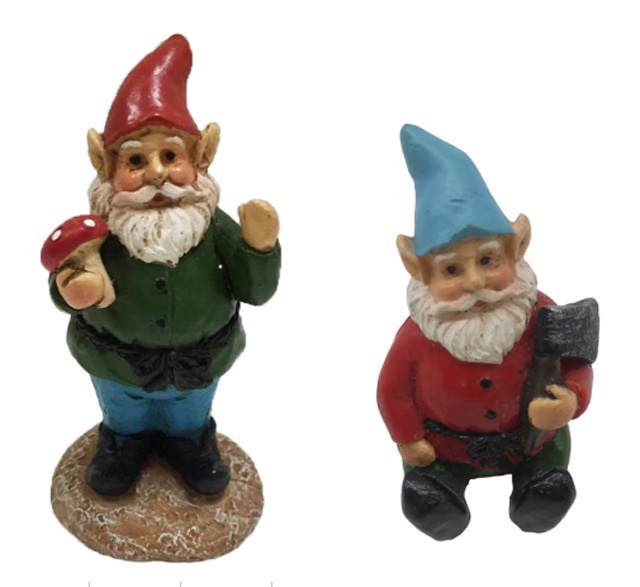 Small Fairy Miniature Gnomes Village Garden Mini Gnome Figurine