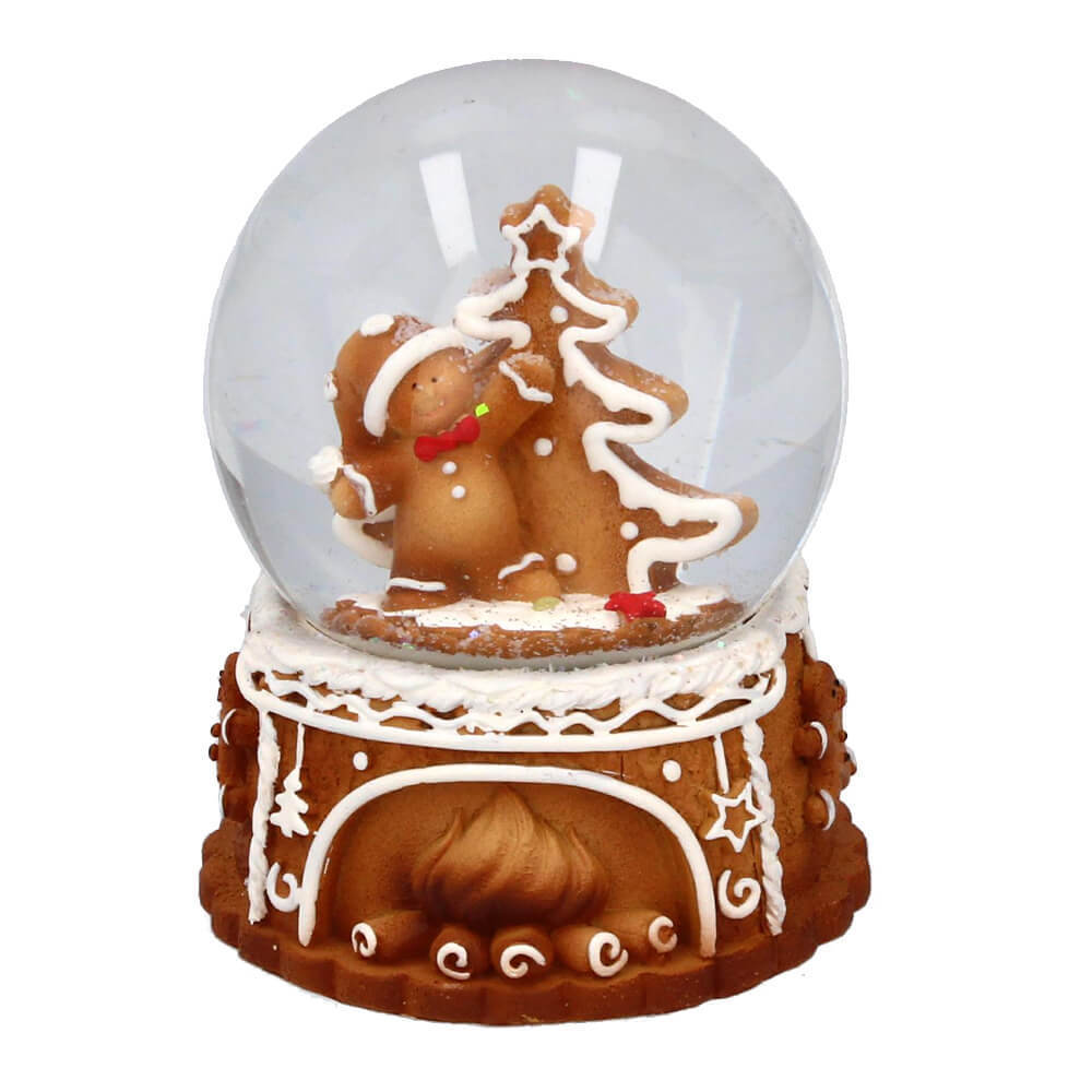 Custom Resin Nutcracker Snowglobe Gingerbread Snow Globe