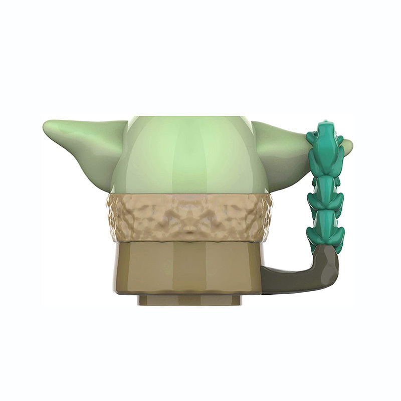 Unique 3D Wars The Mandalorian Yoda Sculpted Ceramic Coffee Mug