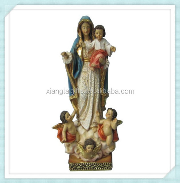 Resin Wholesale Virgin Mary Religious Statue