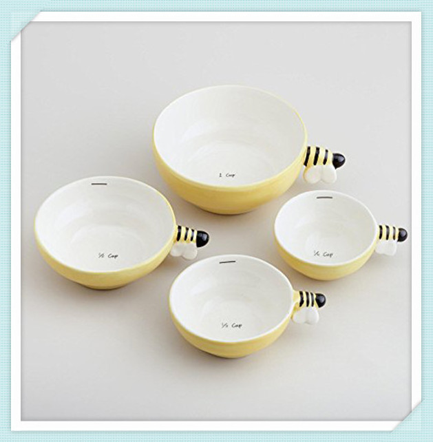 Beehive Ceramic kitchenware Measuring Cup Set