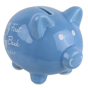 Ceramic piggy bank customized creative children's large capacity ceramic savings jar pressure money storage jar