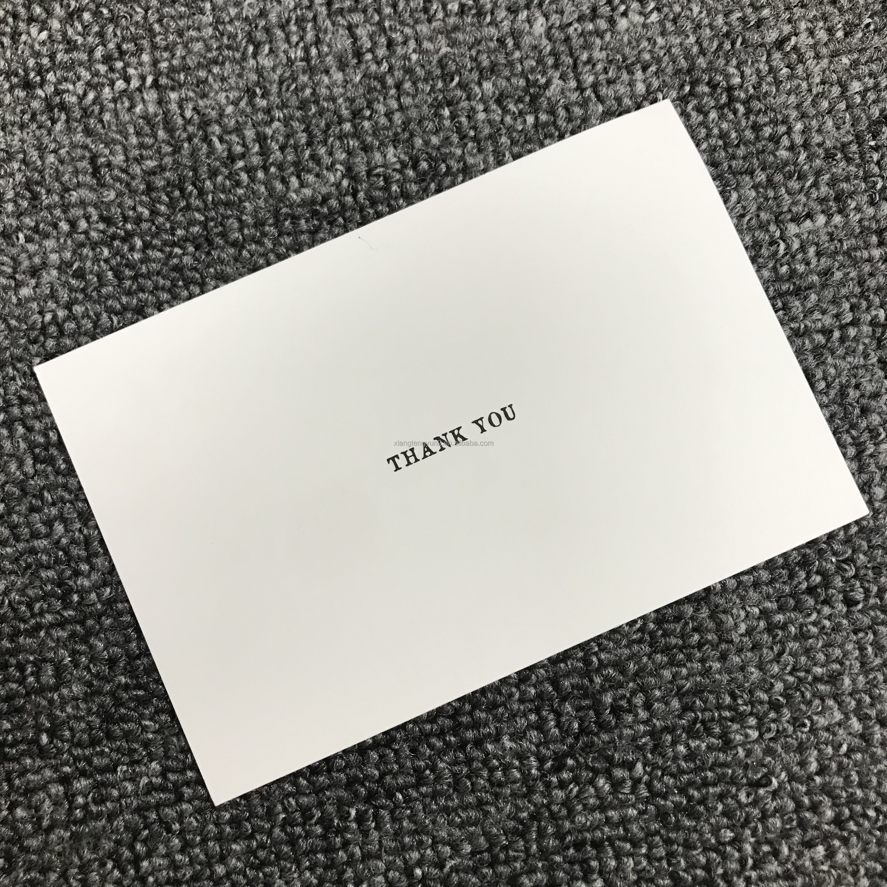 Wholesale White Card Stock Logo Printing Thank You For Your Order Paper Cards