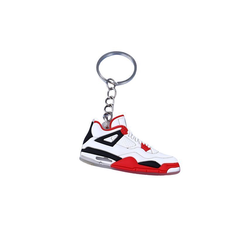 rubber logo keychain rubber designer sneaker keychain shoe 3d key chain rubber character 3d keychain