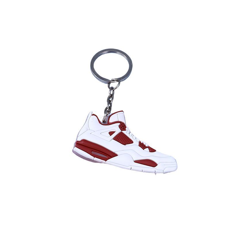 rubber logo keychain rubber designer sneaker keychain shoe 3d key chain rubber character 3d keychain