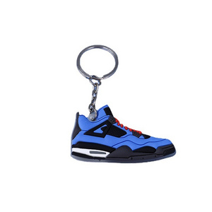 rubber logo keychain rubber designer sneaker keychain shoe 3d key chain rubber character 3d keychain