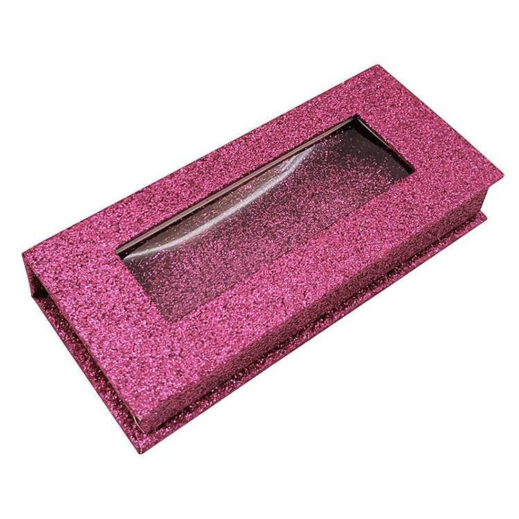 magnetic eyelashes kit with eyeliner glue pen hand made Eyelash Box with Eyeliner thick lashes custom packaging box