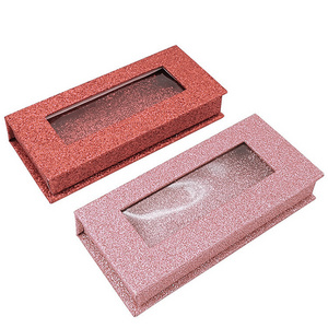 magnetic eyelashes kit with eyeliner glue pen hand made Eyelash Box with Eyeliner thick lashes custom packaging box