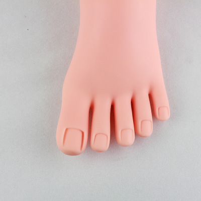 Flexible Sticker Nails Beauty Practice For Pedicure Training Nail Practice Fake Foot Model Nail Art Display Sticker