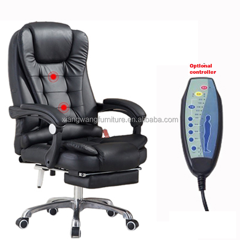 Wholesale White Comfortable Executive Adjustable Tilt Mechanism Massage Boss Office Chair