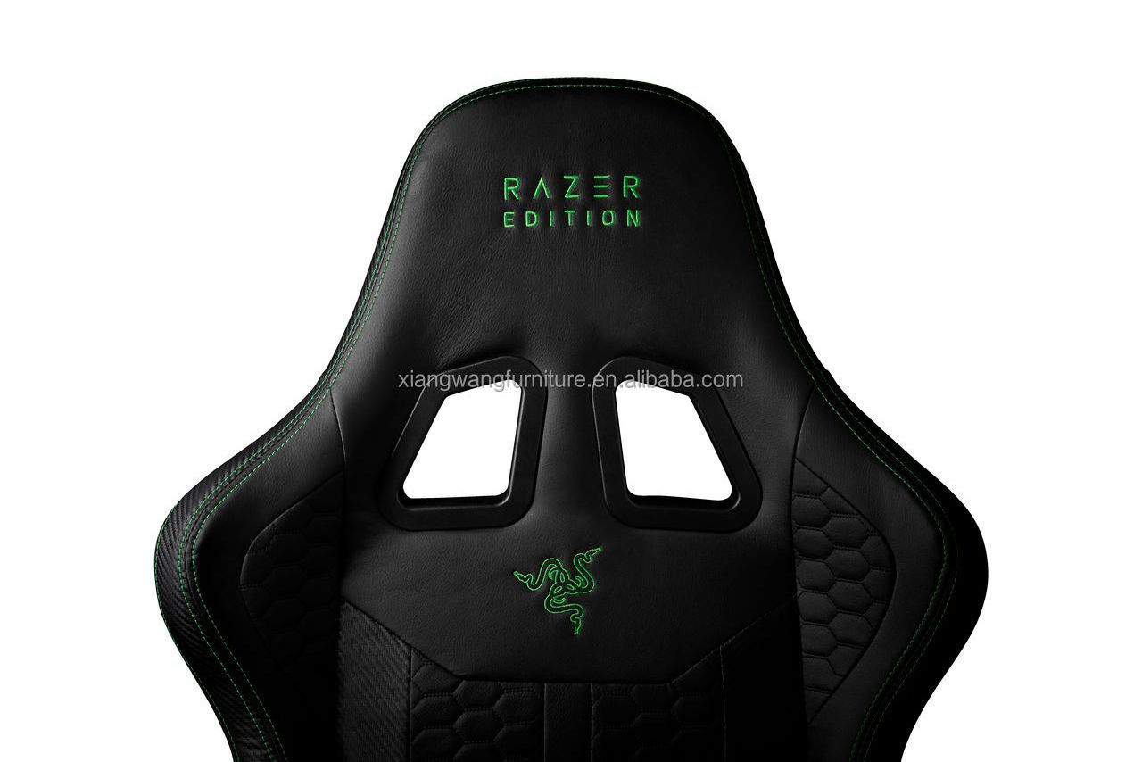 razer gaming chair Custom China Black Red Pu Leather Silla Gamer Chair Ergonomic Racing Computer Pc Gamer Gaming Chair