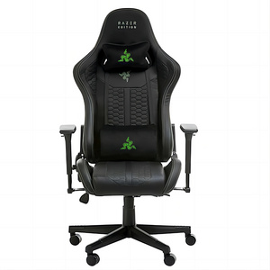 razer gaming chair Custom China Black Red Pu Leather Silla Gamer Chair Ergonomic Racing Computer Pc Gamer Gaming Chair