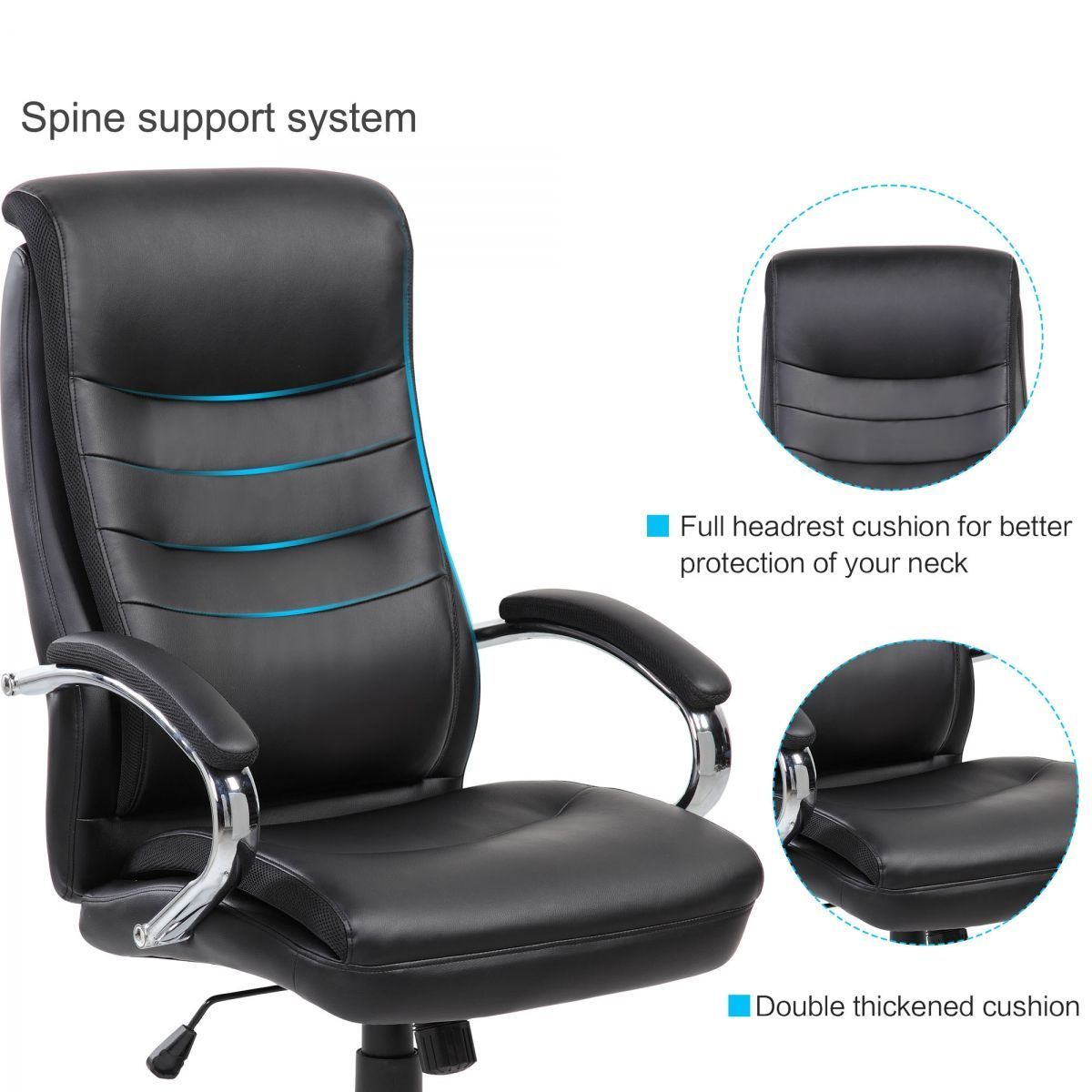 Cheap Price Carbon Fiber Moving Igo Office Chair Hydraulic Leather Large Tall Office Chair