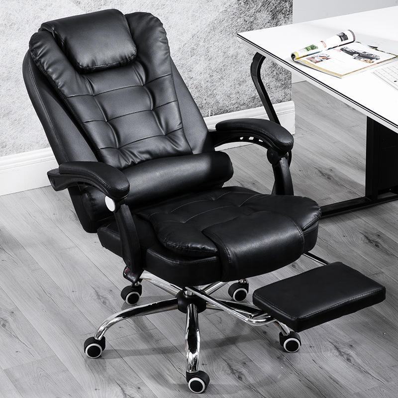 Wholesale White Comfortable Executive Adjustable Tilt Mechanism Massage Boss Office Chair