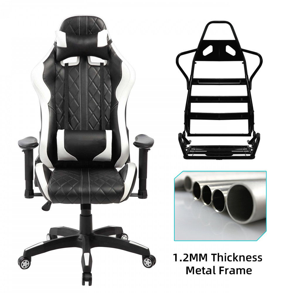 Wholesale Height Adjustable Custom Panda Gaming Chairs 2021 Pu Leather Extreme Zero Massage Gaming Chair For Gamer