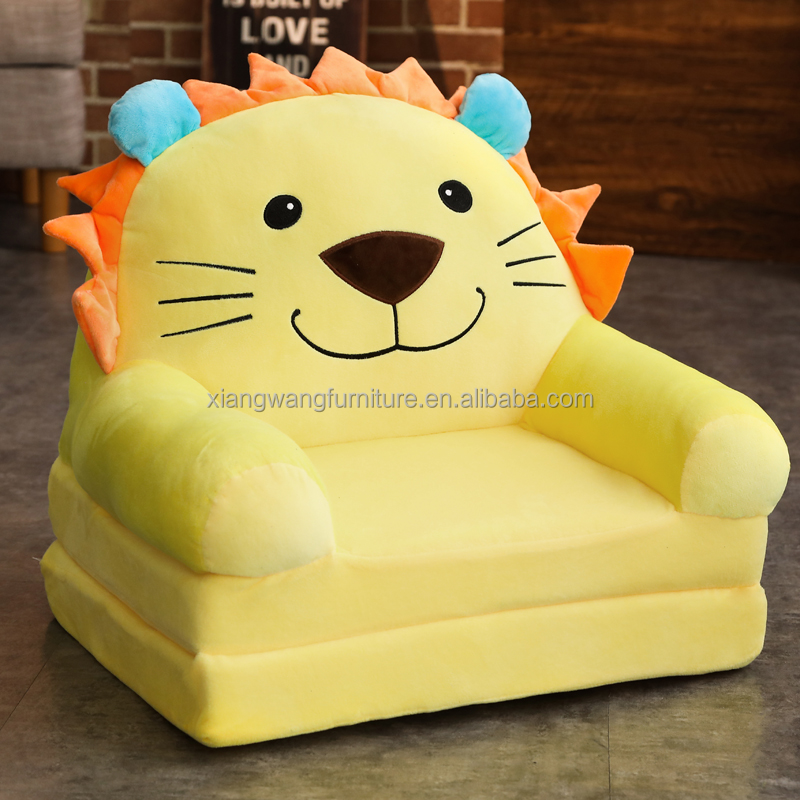 Cheap Children's Sofa Cute Cartoon Folding Small Sofa Bed Girl Princess Baby Reading Tatami Couch Lazy Chair for Kids