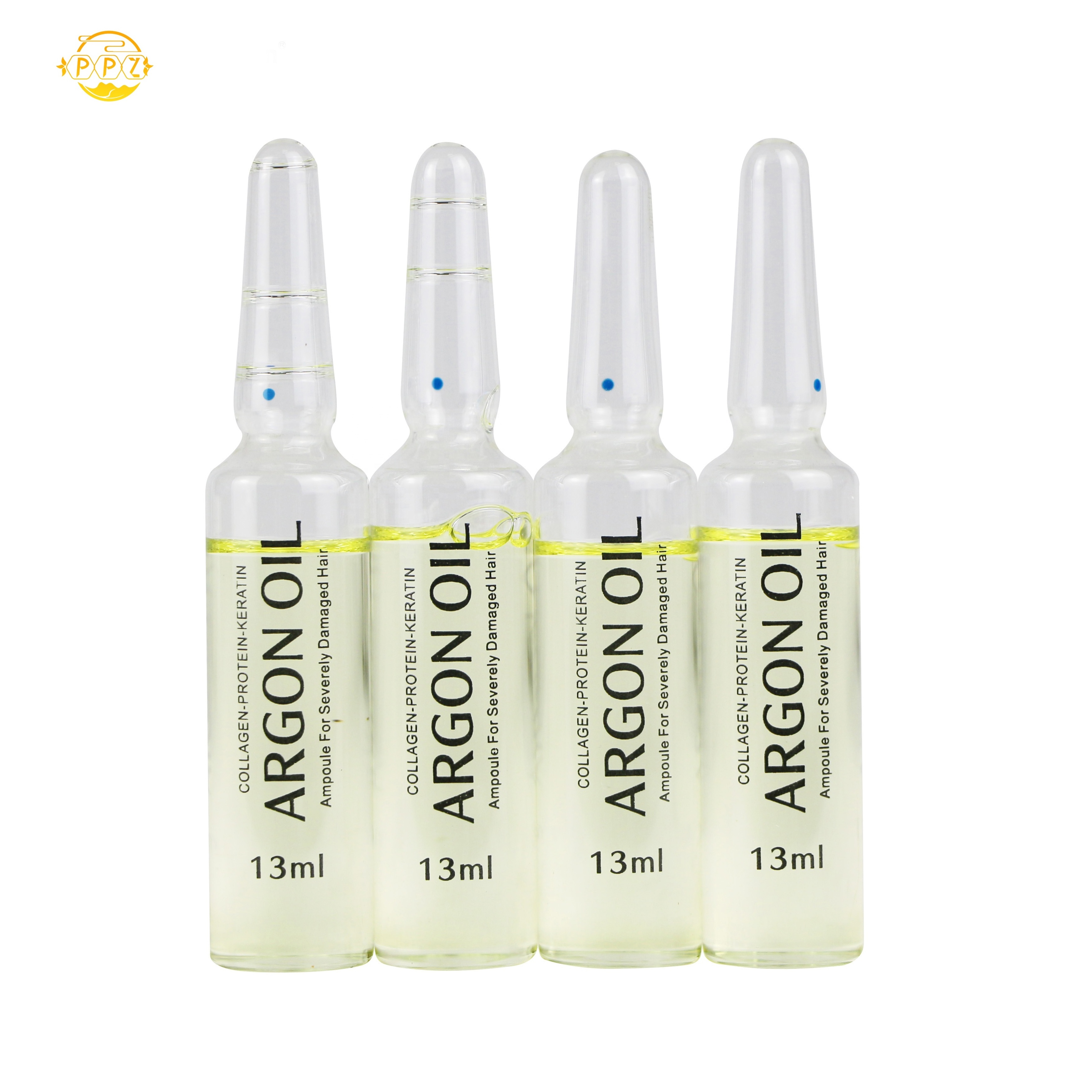 OEM Nourishing Keratin Hair Care Ampoule Hair Oil Collagen Vegan Vitamin B5 Protein Argan Oil Hair Essence Ampoule