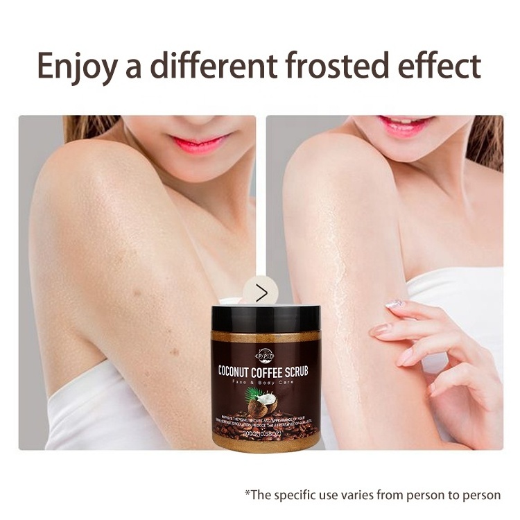 Lidercare Gommage Cafe Coffee Scrub Exfoliating Whitening Body Scrub Private Label Coconut Coffee Body Scrub