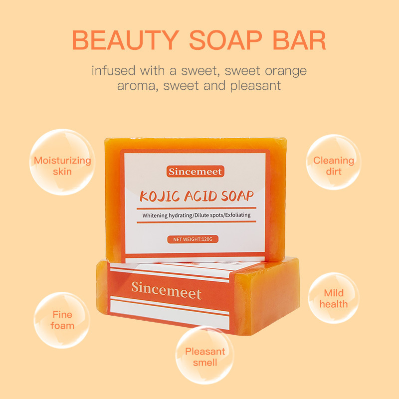 120g Wholesale Brands Kojie San Handmade Original Whitening Skin Care Raw Material Kojic Acid soap