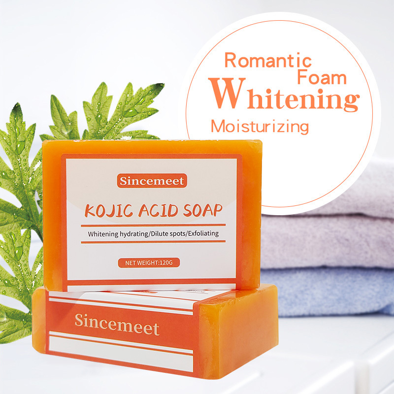 Wholesale Kojic Acid Whitening Soap Big Size Soap Kojic Acid & Gluthathione Soap For Removed Black Spots For Skin Care