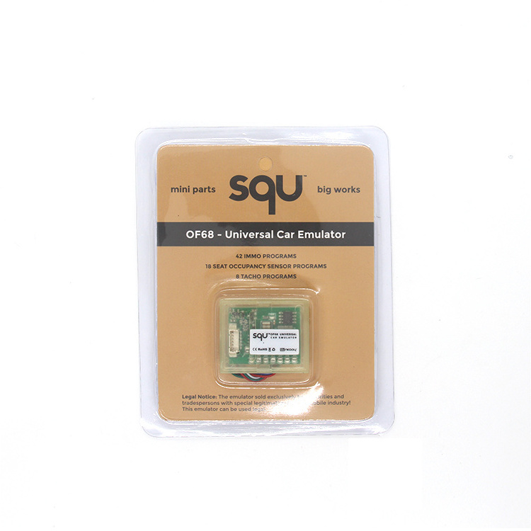 SQU OF68 Ecu Programmer Universal Car Emulator Sensor Support IMMO/Seat occupancy sensor/Tacho Programs