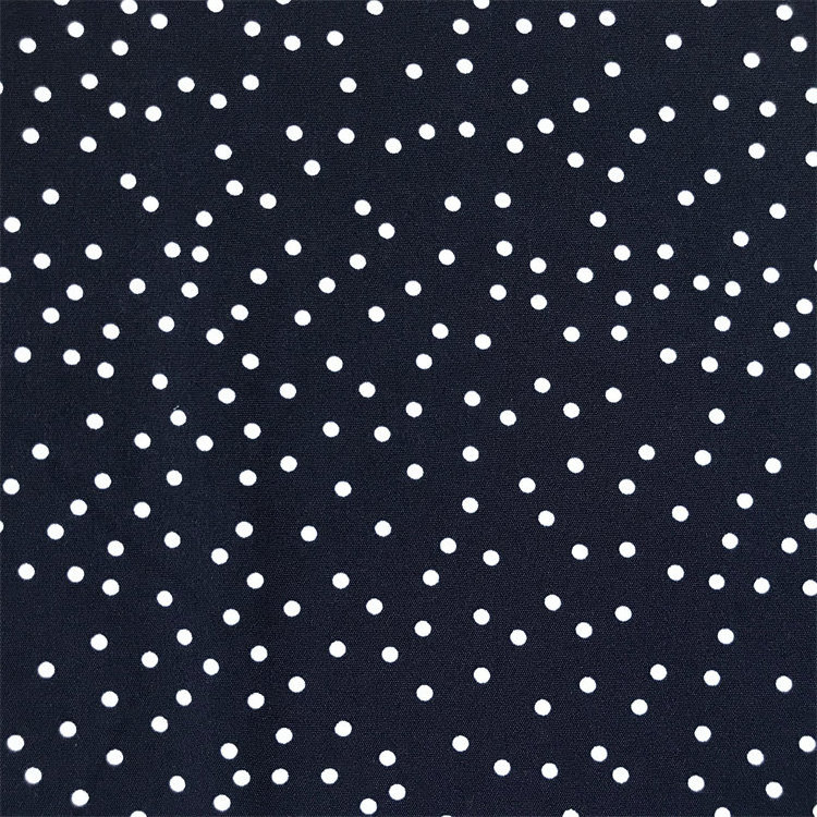 Stock of Shaoxing Colorful Printed Fabric Solid Color Fabric Speckled Polyester Calico