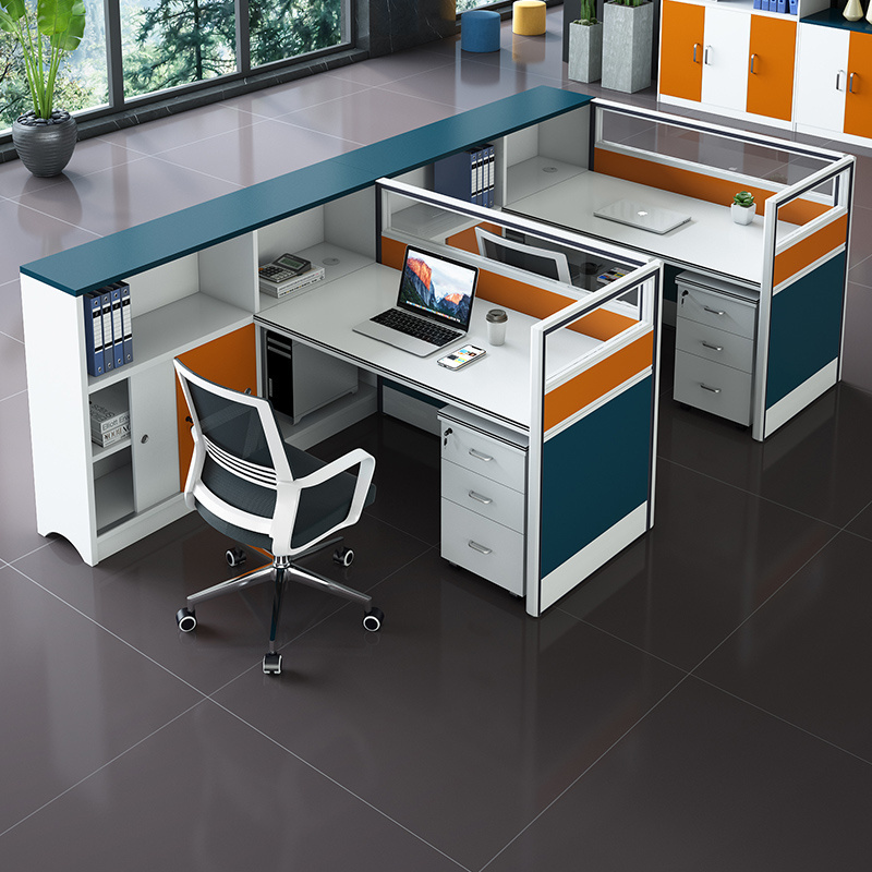 Modern Design Panel Computer Desk Office Furniture Wooden Cubicle Workstations