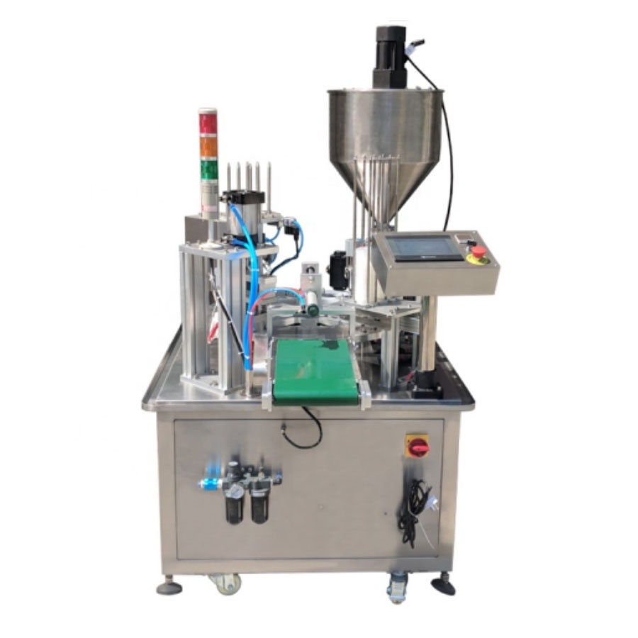 Yogurt Rotary Cup Filling Sealing Machine, Yogurt  Rotary Cup Fill   Machine,  Yogurt Cup Filler Sealer