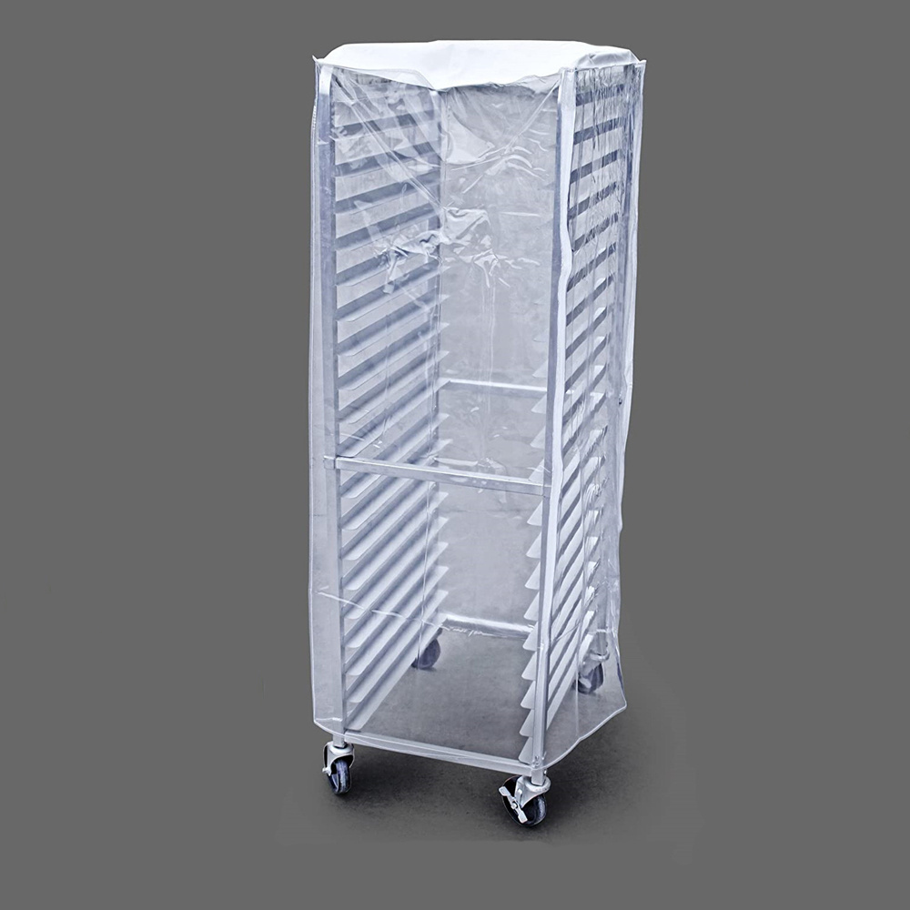 OEM DOM Xiangying Commercial Stainless Steel 20 Sheet Bun Pan Bakery Rack, food service utility cart trolley with wheels