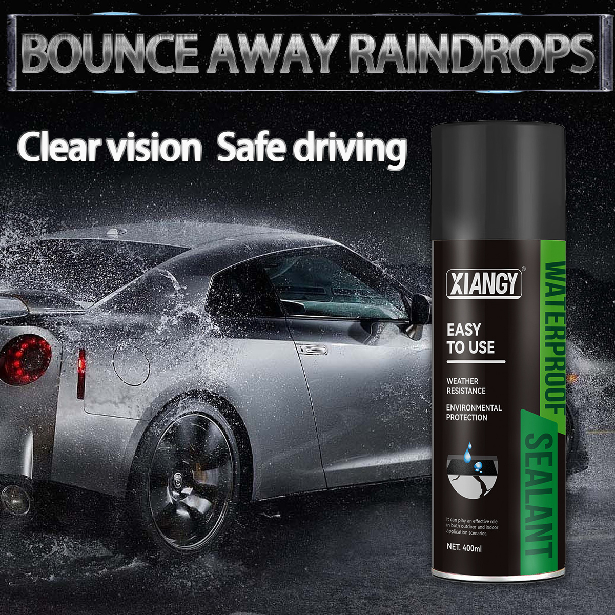 450 ml Car Glass Windshield Anti Fog Rain Proof Spray