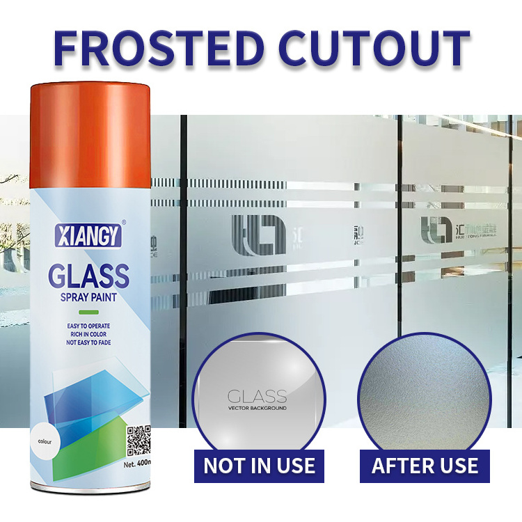 400ml Waterproof Frosted Glass Spray Paint For Glass