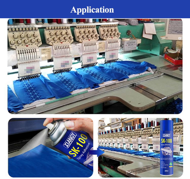 SK-100 Cost Effective Temporary Embroidery Textile Spray Glue