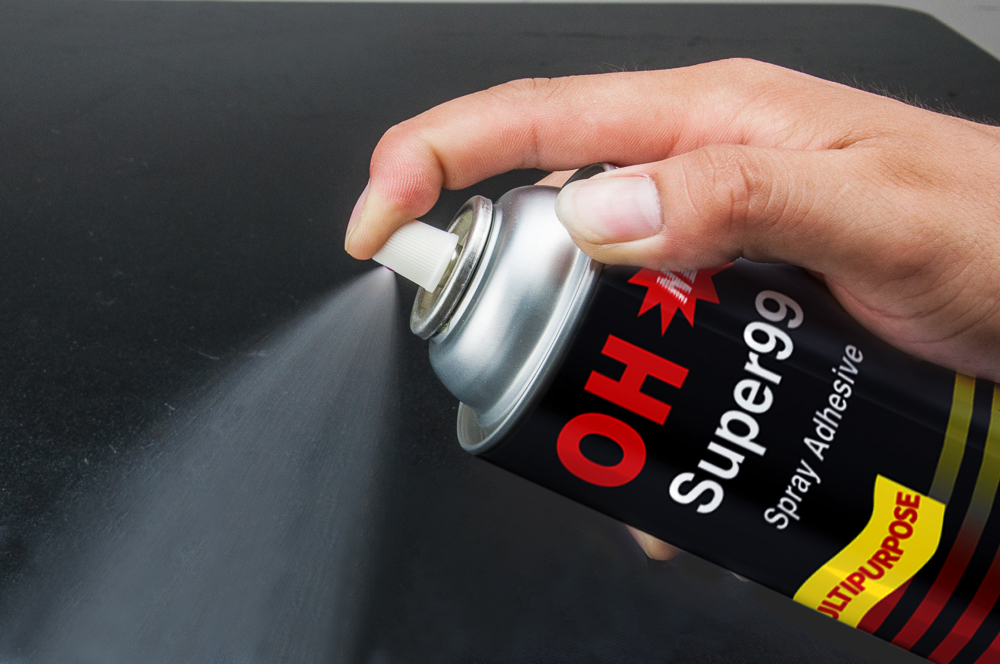 Super oh 99 spray adhesive spray glue for embroidery