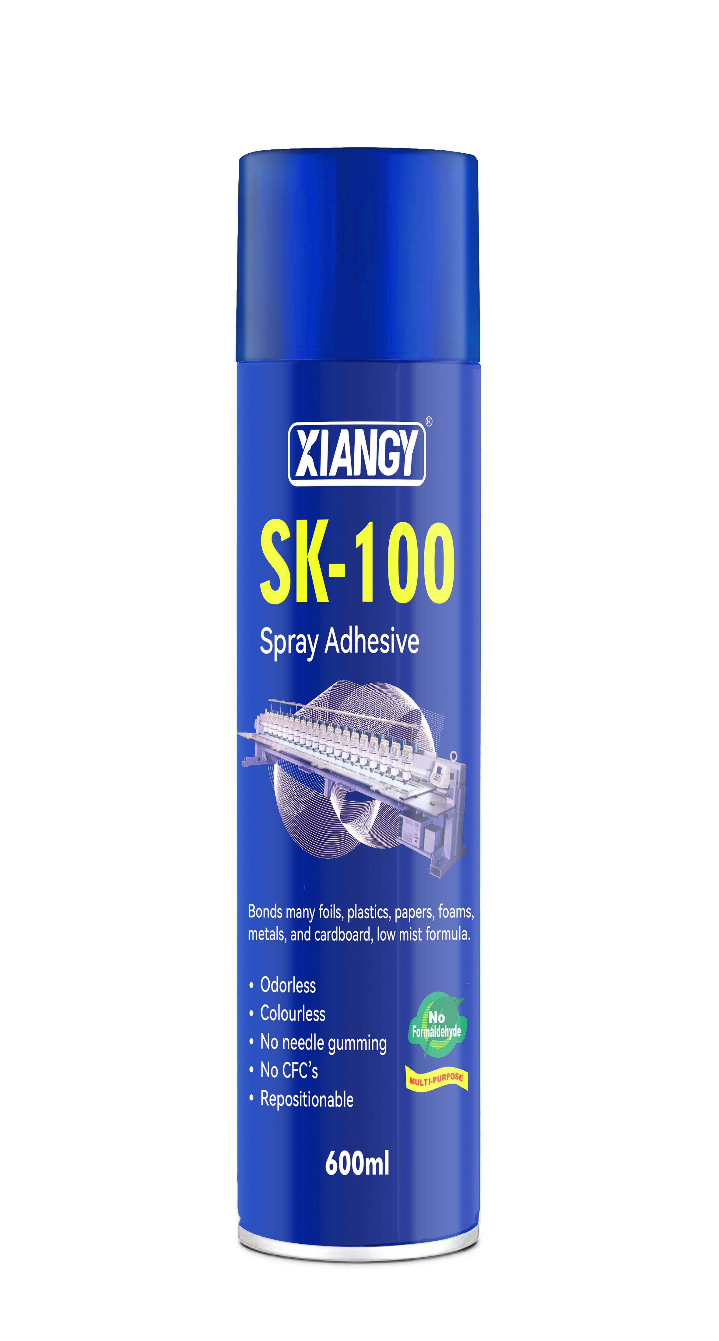 Temporary Textile SK-100 Spray Adhesive Glue For Fabric And Embroidery