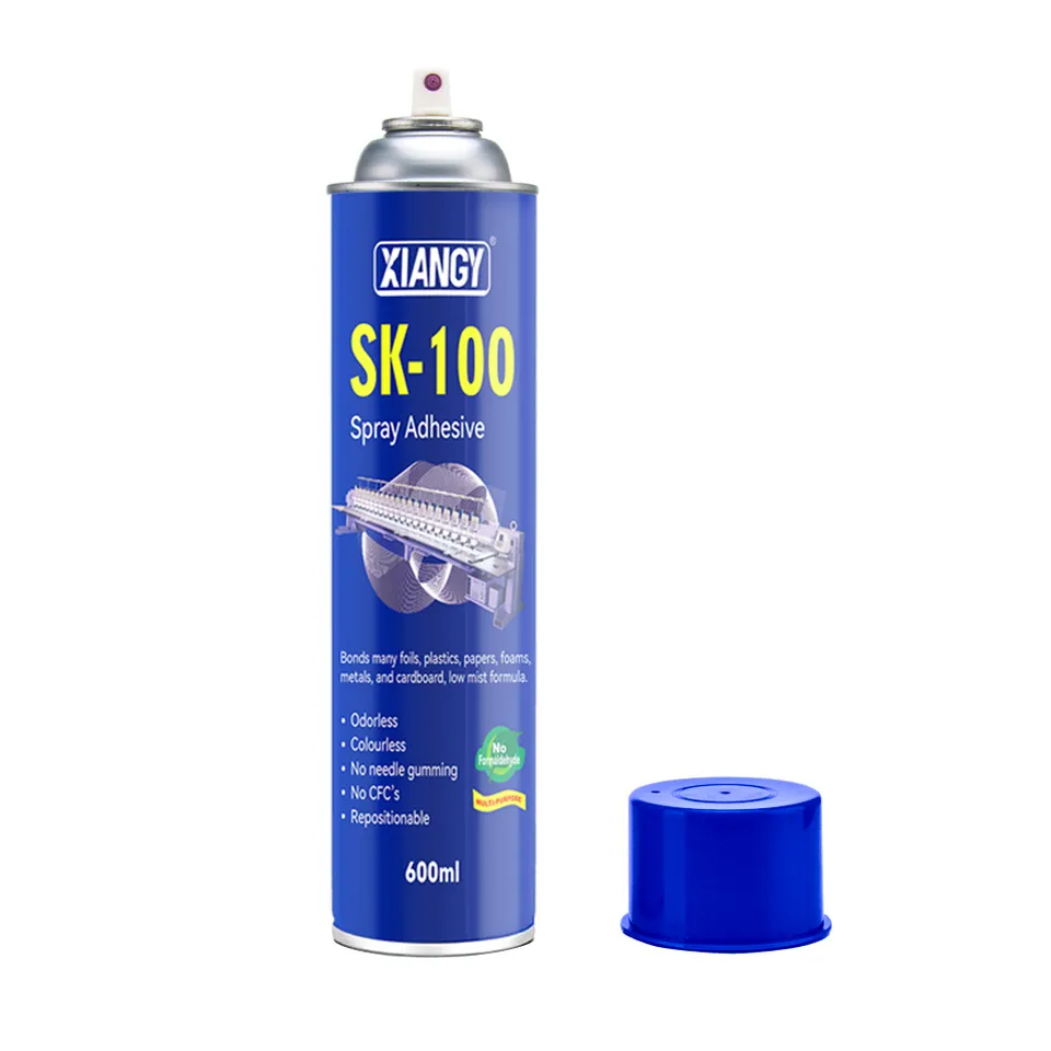 Temporary Textile SK-100 Spray Adhesive Glue For Fabric And Embroidery