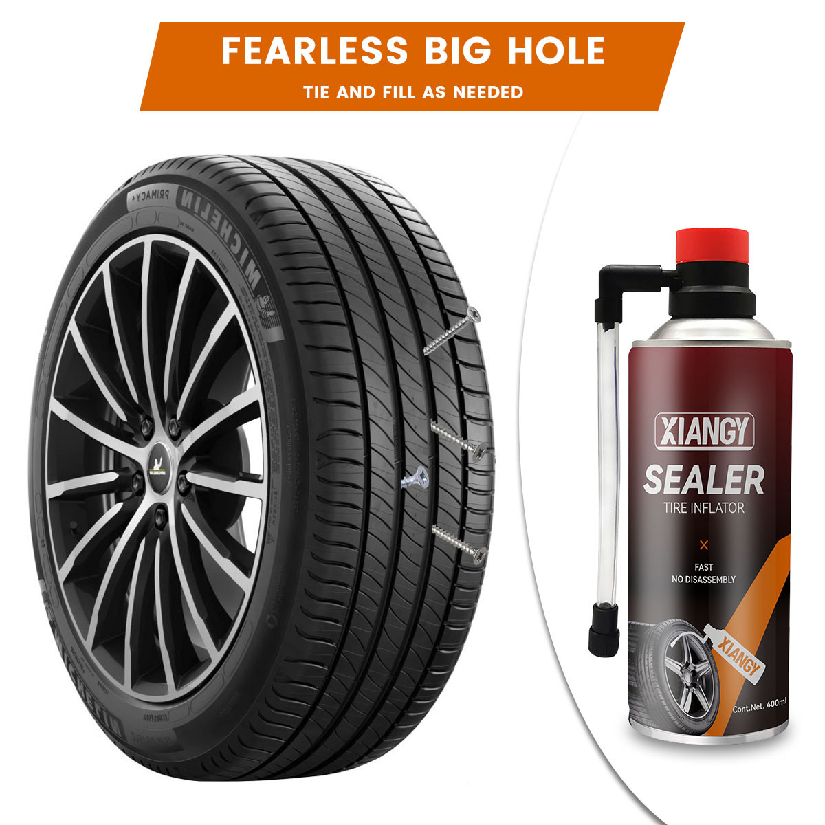 Factory Direct Sell Tire Repair Tire Sealer Inflator Spray For Car