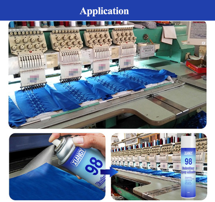 Transparent embroidery aerosol spray adhesive with high quality