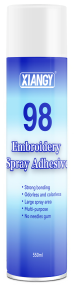 Transparent embroidery aerosol spray adhesive with high quality