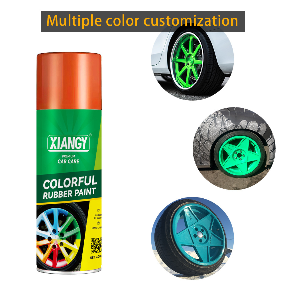 Colorful Rubber Spray Paint For Car Wheel Rubber Paint