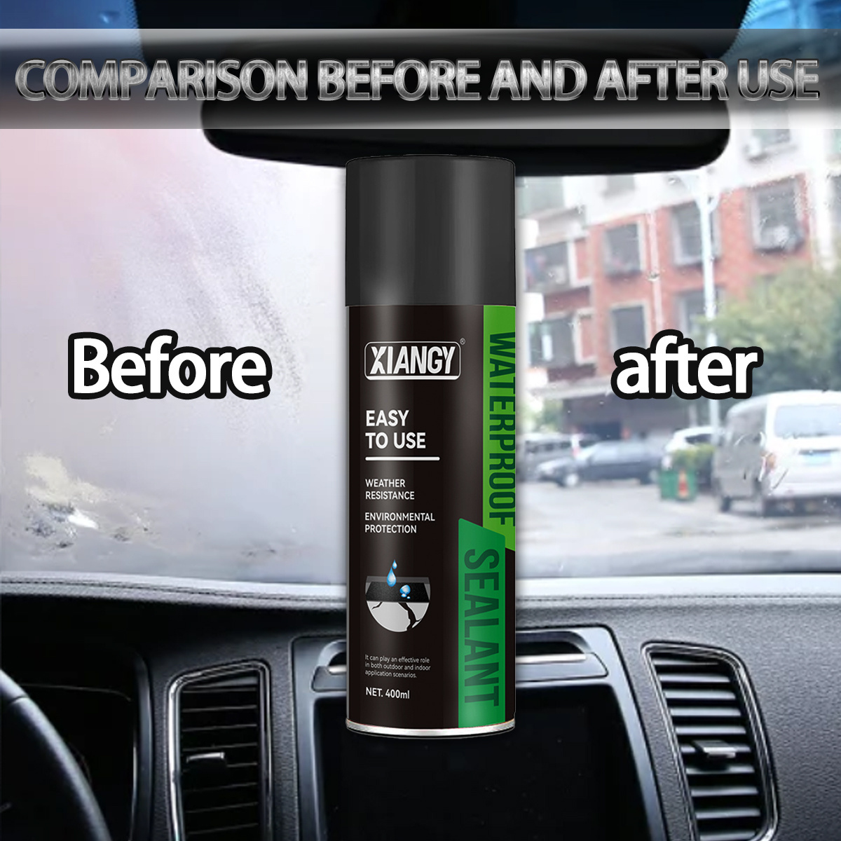 450 ml Car Glass Windshield Anti Fog Rain Proof Spray