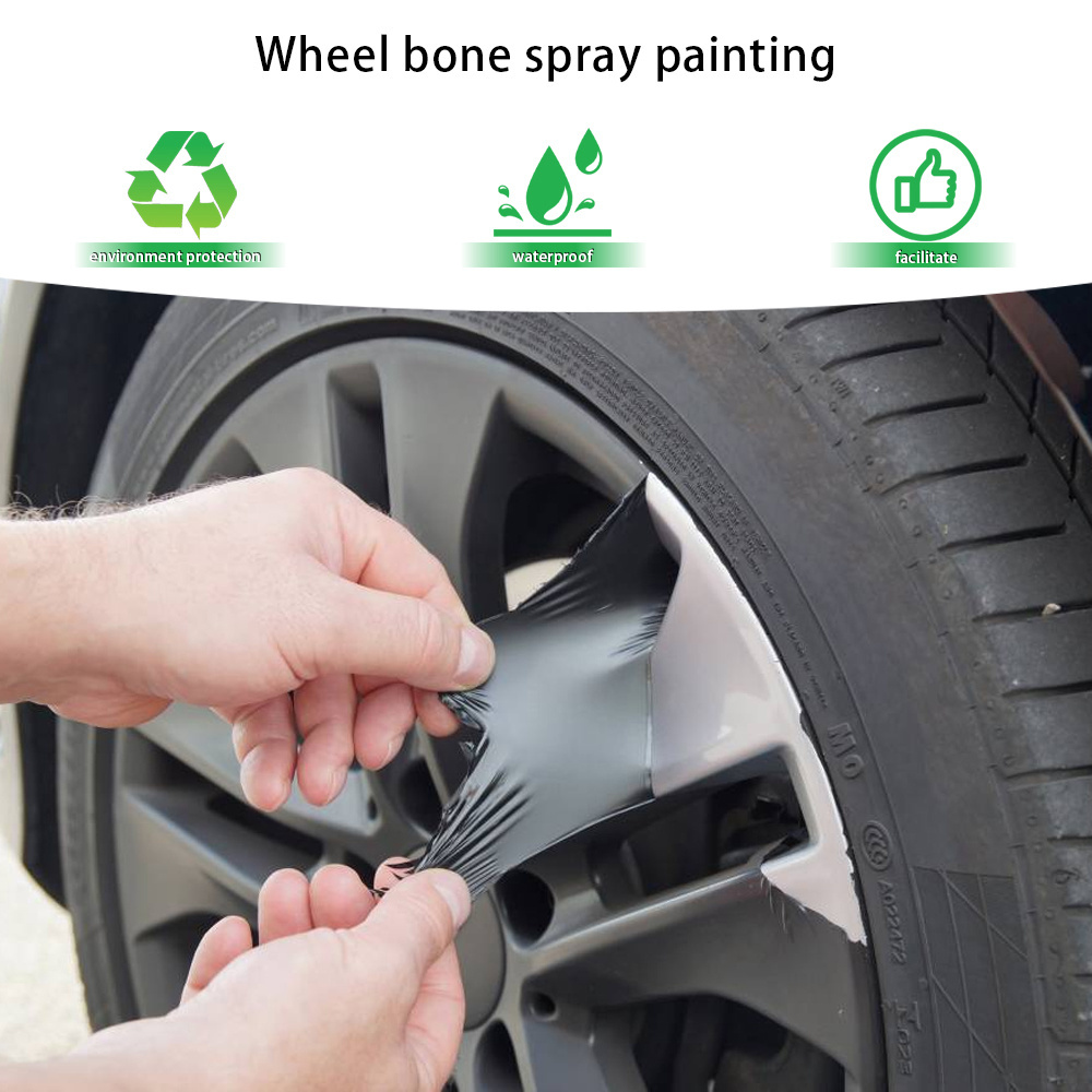 Car Headlight Car Body Wheel Rim Coating Rubber Paint Spray